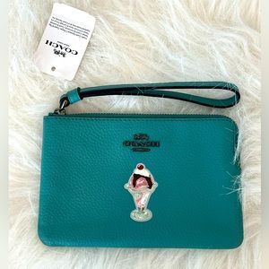 Coach Wristlit Ice Cream Sundae NWT